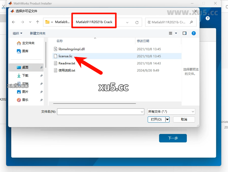 MATLAB R2021b 安装选项配置界面截图