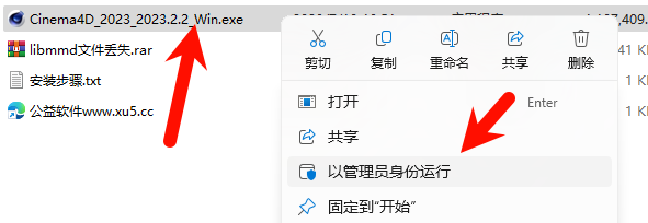 Cinema4D 2023.2.2 下载选项界面