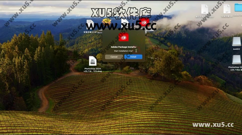 Adobe Photoshop 2024 for mac 安装图文教程